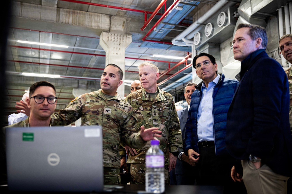 United Nations Ambassadors Visit the Civil-Military Coordination Center