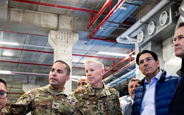 United Nations Ambassadors Visit the Civil-Military Coordination Center