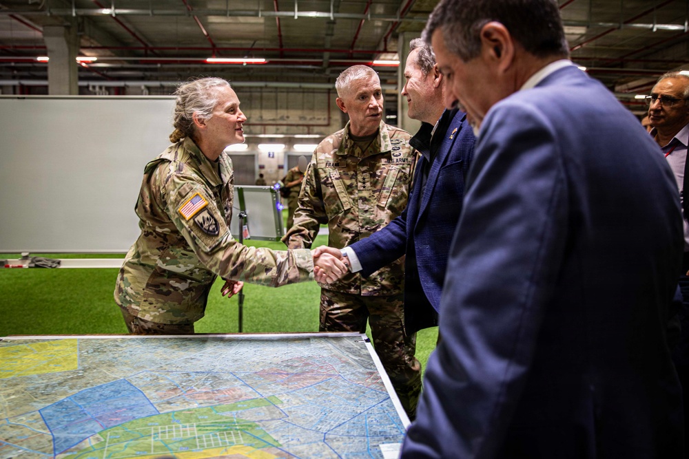 United Nations Ambassadors Visit the Civil-Military Coordination Center