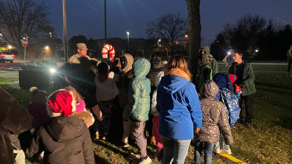 Excitement at Annual Fort Detrick Tree Lighting Ceremony