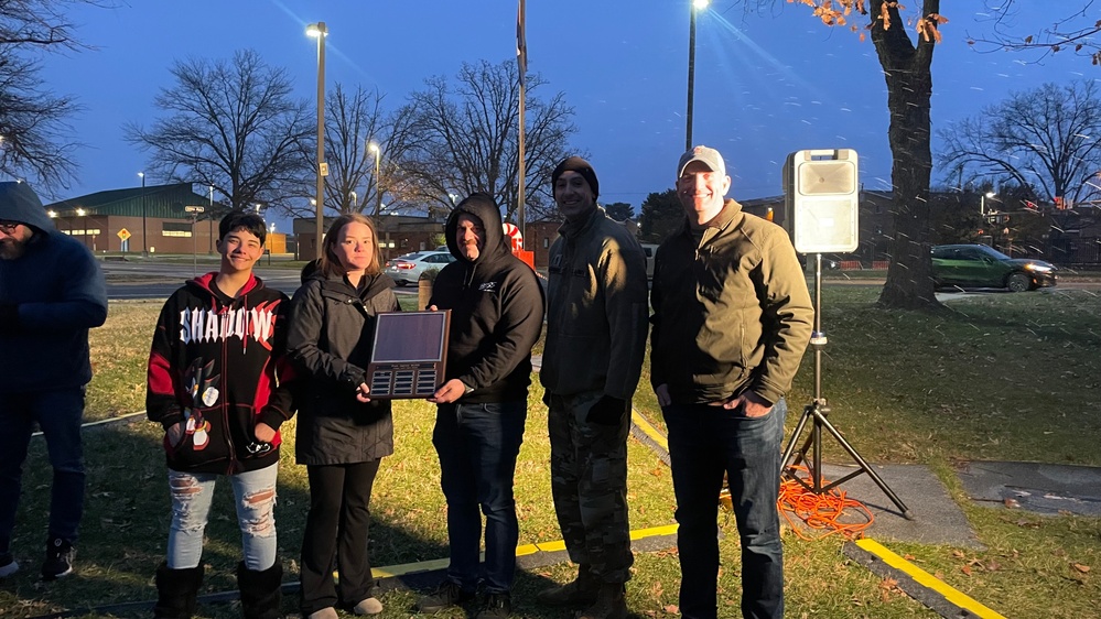 30nd Signal Battalion Wins Holiday Lawn Card Competition at Fort Detrick