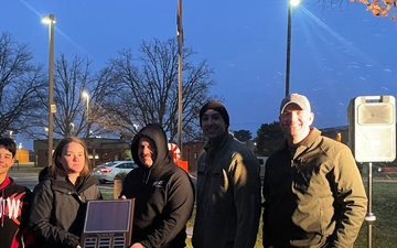 30nd Signal Battalion Wins Holiday Lawn Card Competition at Fort Detrick
