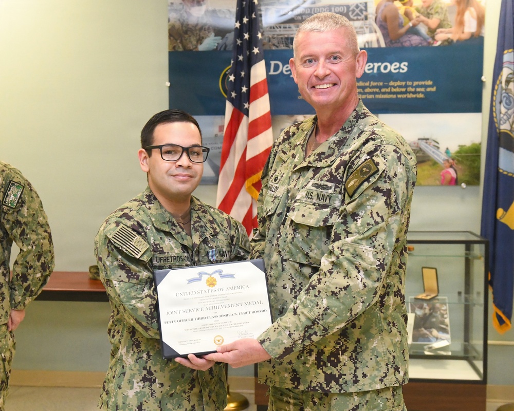 Awards Ceremony at Naval Hospital Jacksonville - Dec. 12, 2025