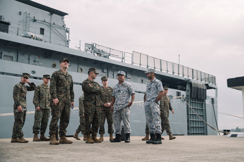 MRF-SEA Marines Visit KD Kasturi during CARAT Malaysia 2025