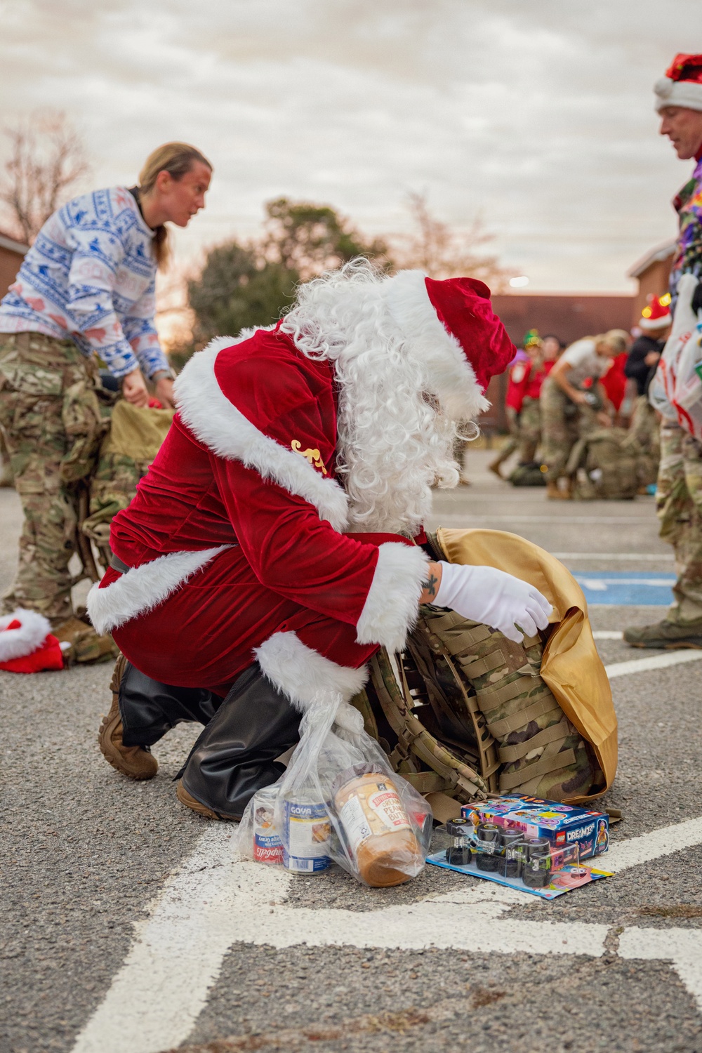 1st SFC (A) Conducted a Toy/Food Drive Ruck March