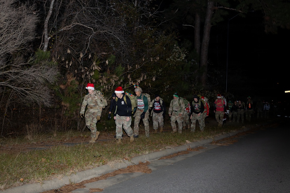 1st SFC (A) Conducted a Toy/Food Drive Ruck March