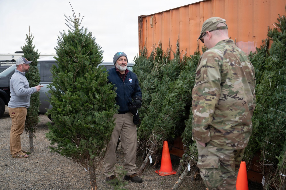 Operation Service donates Christmas trees to veterans on Joint Base Cape Cod