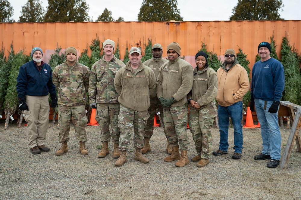 Operation Service donates Christmas trees to veterans on Joint Base Cape Cod