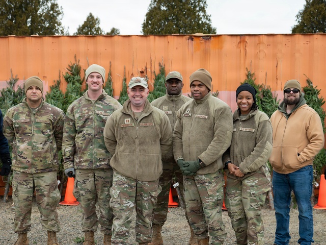 Operation Service donates Christmas trees to veterans on Joint Base Cape Cod