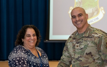 Installation commander recognizes Hanscom School employees