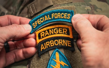 Special Forces Tab Awarded to U.S. Army Green Beret
