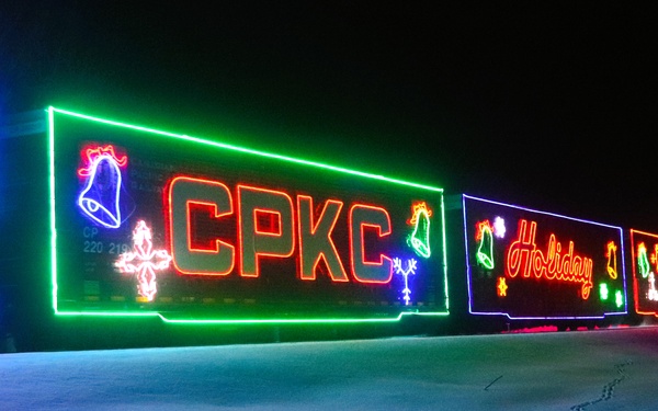 2025 Canadian Pacific Holiday Train rolls through Fort McCoy
