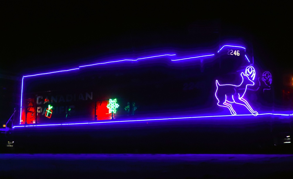 2025 Canadian Pacific Holiday Train rolls through Fort McCoy