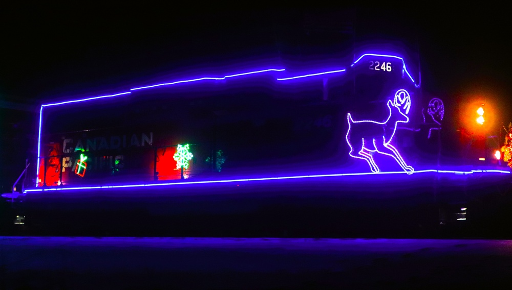 2025 Canadian Pacific Holiday Train rolls through Fort McCoy