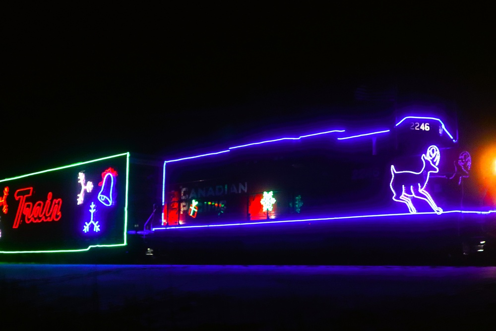 2025 Canadian Pacific Holiday Train rolls through Fort McCoy