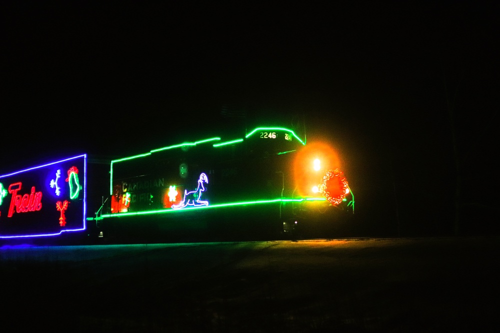 2025 Canadian Pacific Holiday Train rolls through Fort McCoy