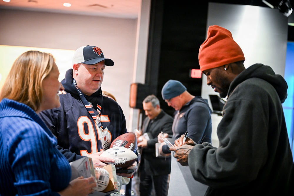 Chicago Bears Host Naval Station Great Lakes Sailors for Appreciation Event