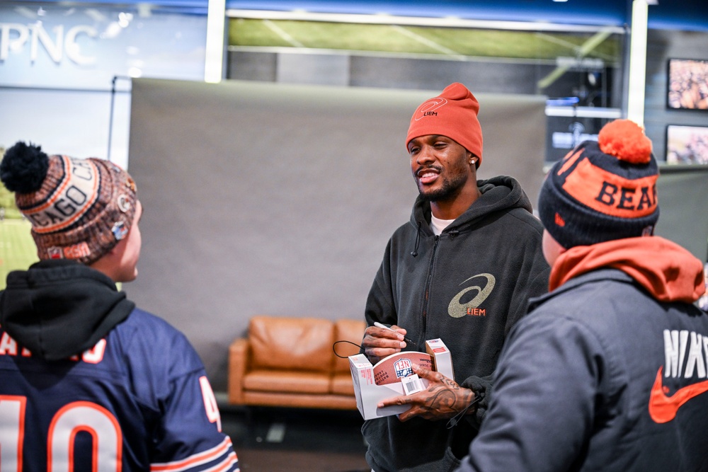 Chicago Bears Host Naval Station Great Lakes Sailors for Appreciation Event