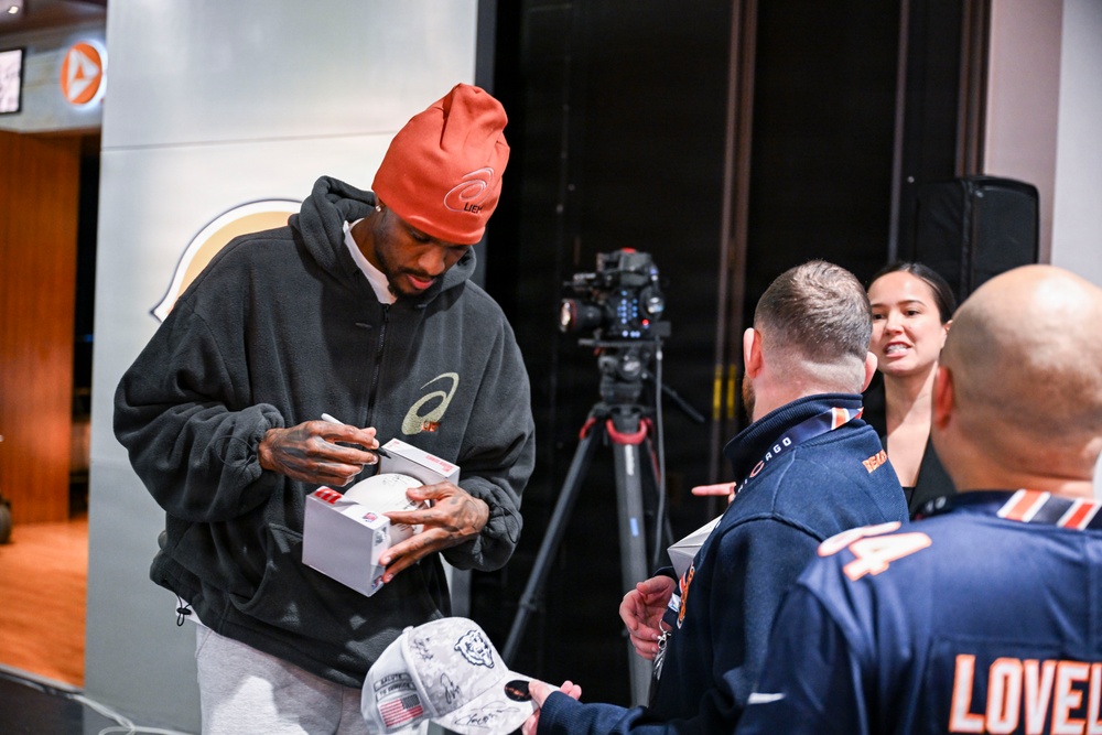 Chicago Bears Host Naval Station Great Lakes Sailors for Appreciation Event