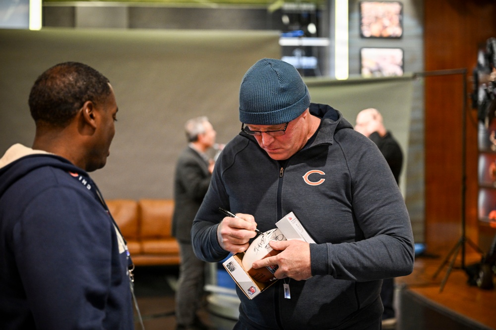 Chicago Bears Host Naval Station Great Lakes Sailors for Appreciation Event