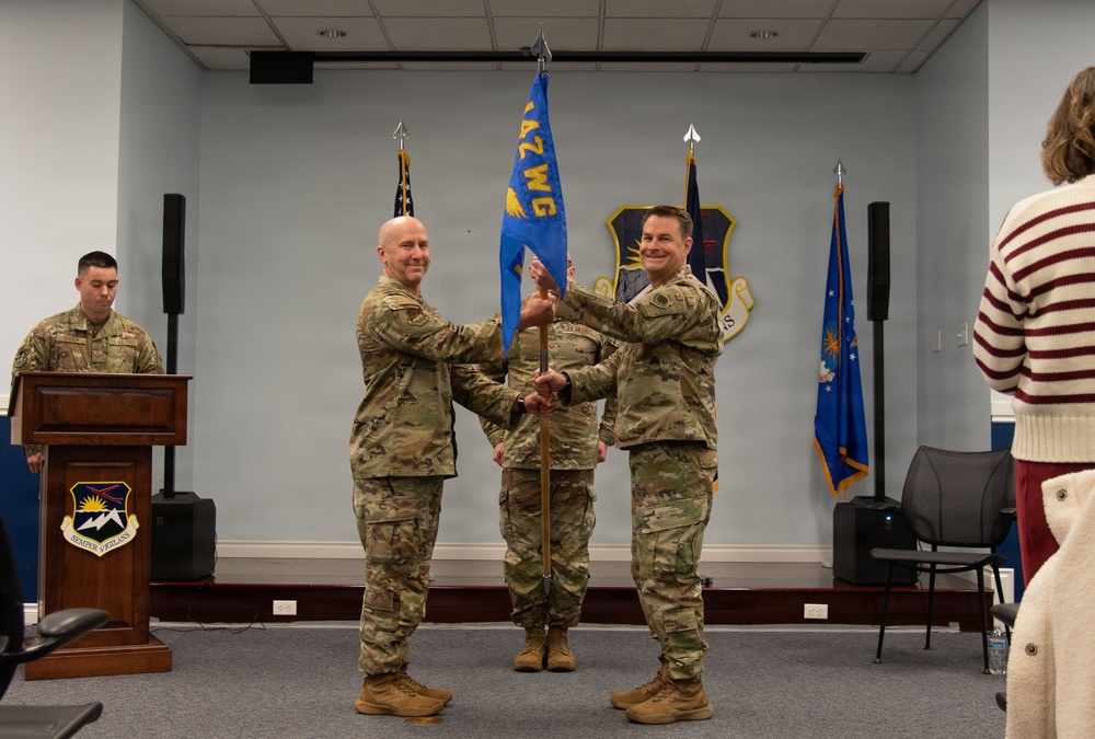 142nd Mission Support Group Welcomes New Commander