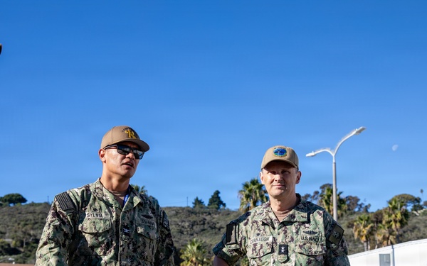 Rear Adm. Cavanaugh visits Naval Base Point Loma