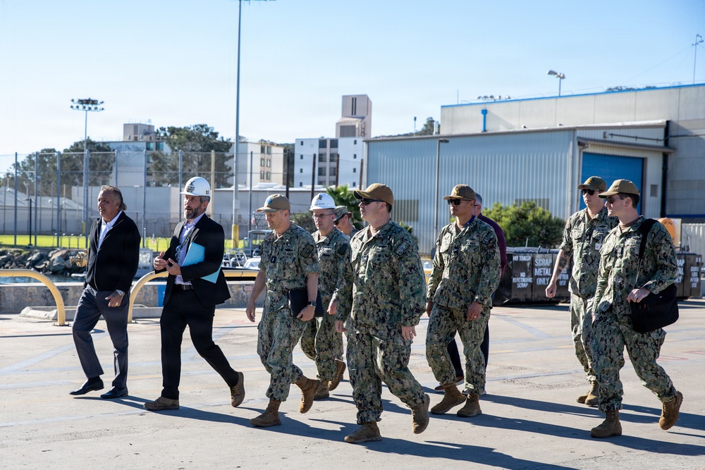 Rear Adm. Cavanaugh visits Naval Base Point Loma