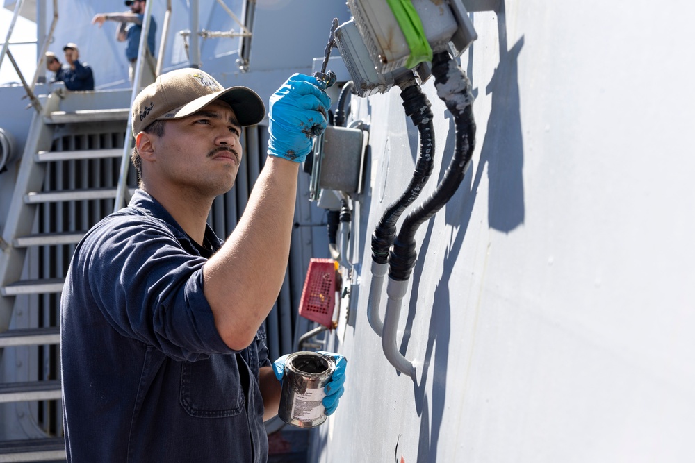 USS Stockdale conducts routine operations