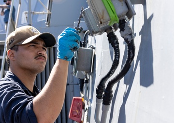 USS Stockdale conducts routine operations