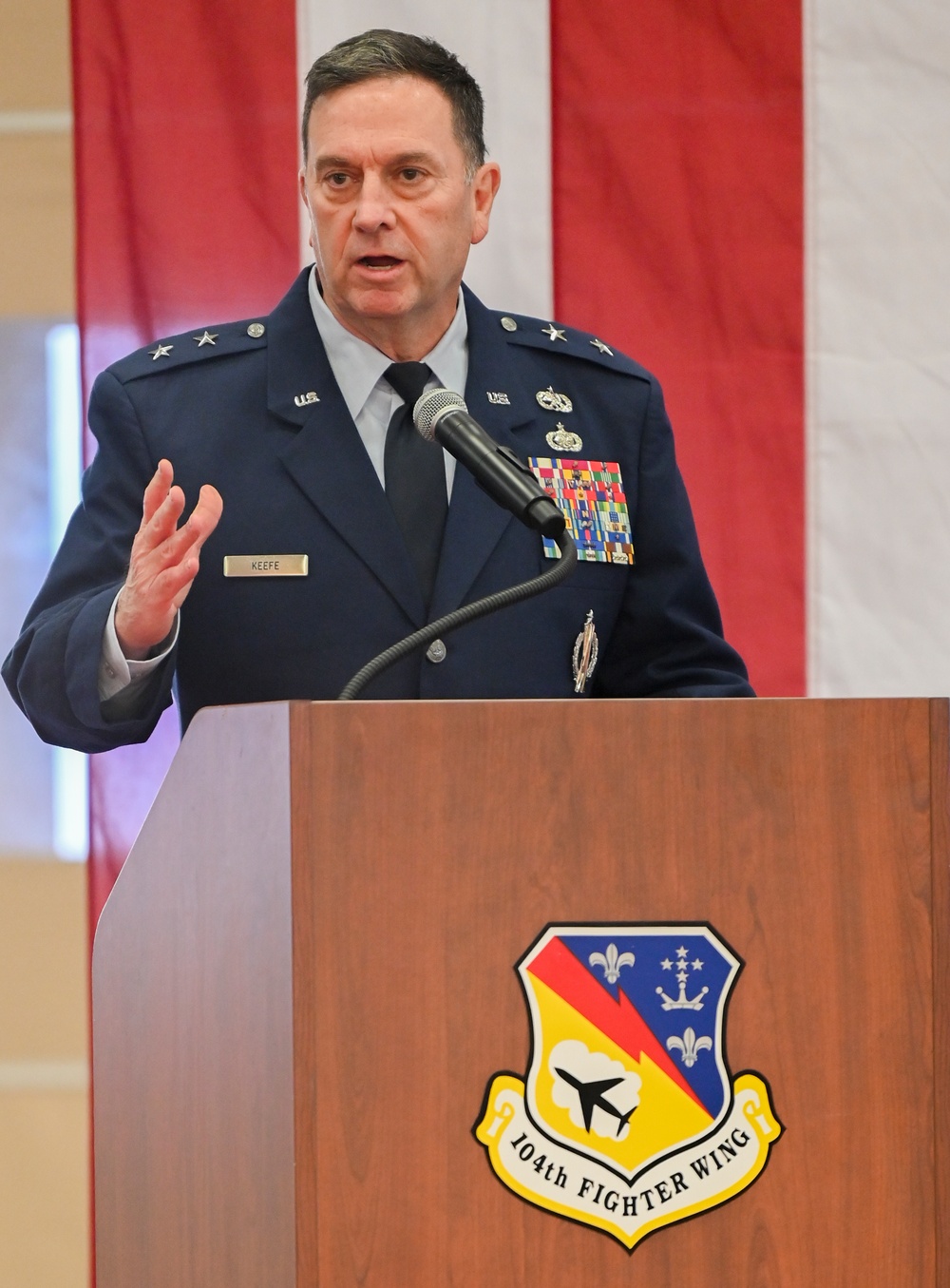 104th Fighter Wing Flies into the Future with a New Commander and F-35 Conversion Underway