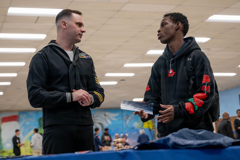 Army-Navy Stem Day At  Baltimore Polytechnic Institute High School