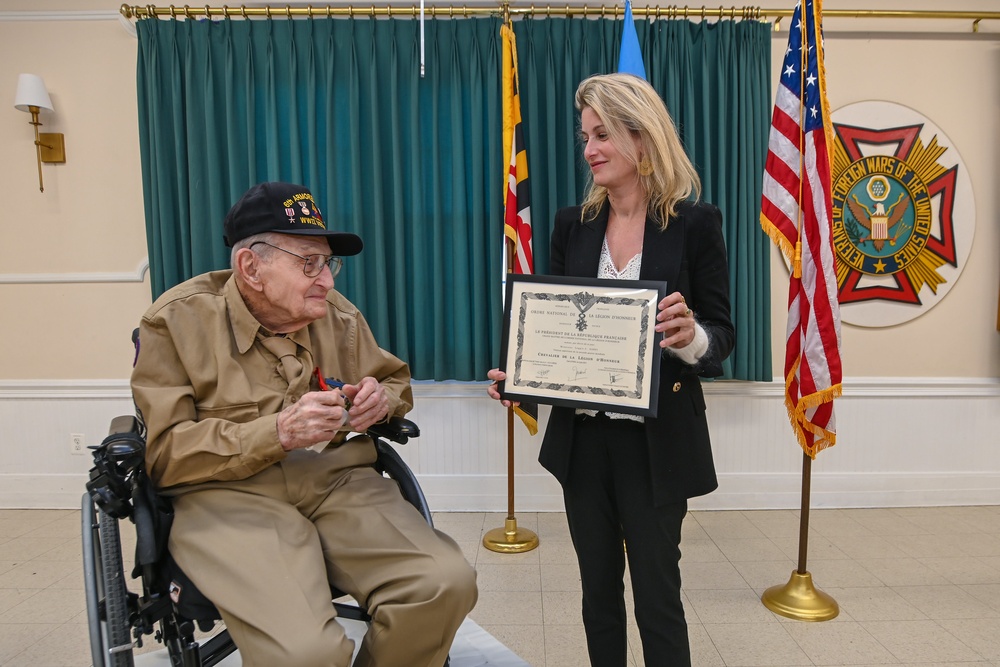 WWII Veteran, 103, Awarded French Legion of Honor