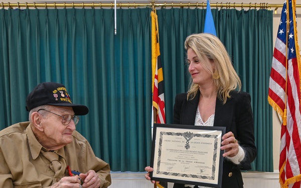 WWII Veteran, 103, Awarded French Legion of Honor