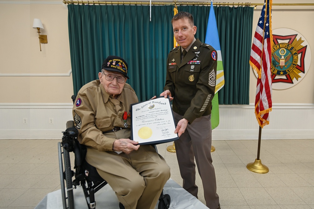 WWII Veteran, 103, Awarded French Legion of Honor