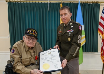WWII Veteran, 103, Awarded French Legion of Honor