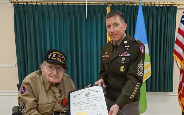 WWII Veteran, 103, Awarded French Legion of Honor