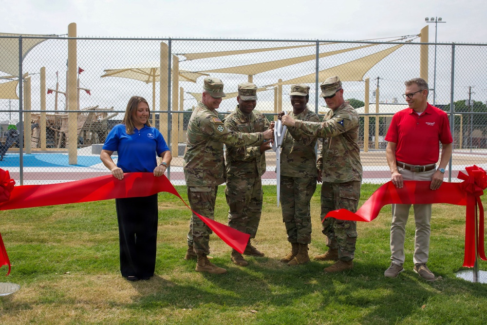 Fort Cavazos celebrates opening of first-of-its-kind fitness park