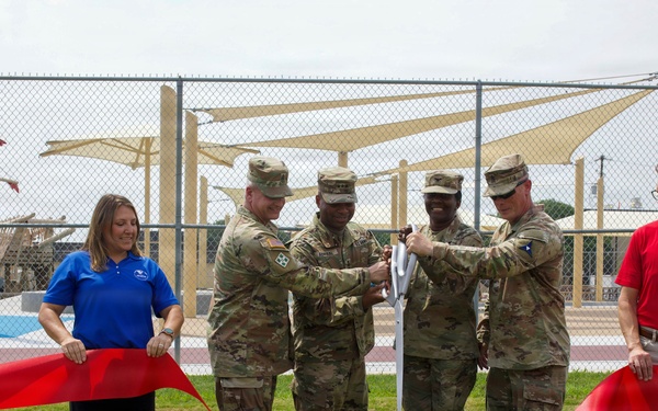 Fort Cavazos celebrates opening of first-of-its-kind fitness park