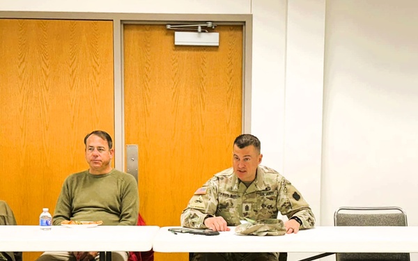 Fort McCoy personnel support December 2025 meeting at local chamber of commerce