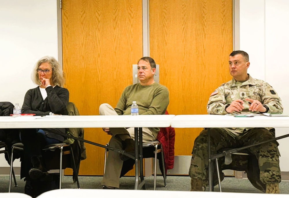 Fort McCoy personnel support December 2025 meeting at local chamber of commerce