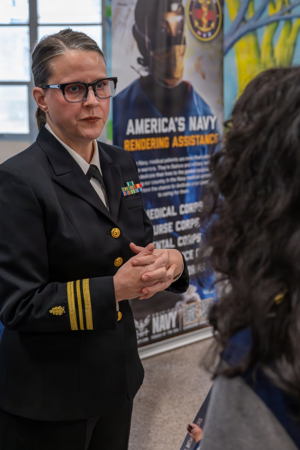 Army-Navy Stem Day At Baltimore Polytechnic Institute High School