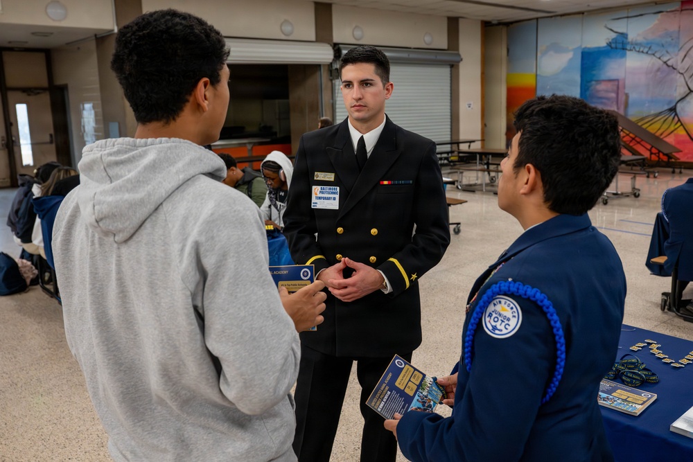 Army-Navy Stem Day At Baltimore Polytechnic Institute High School