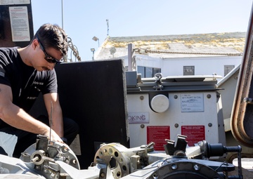 USS Stockdale conducts daily operations