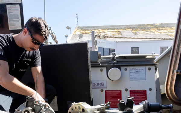 USS Stockdale conducts daily operations