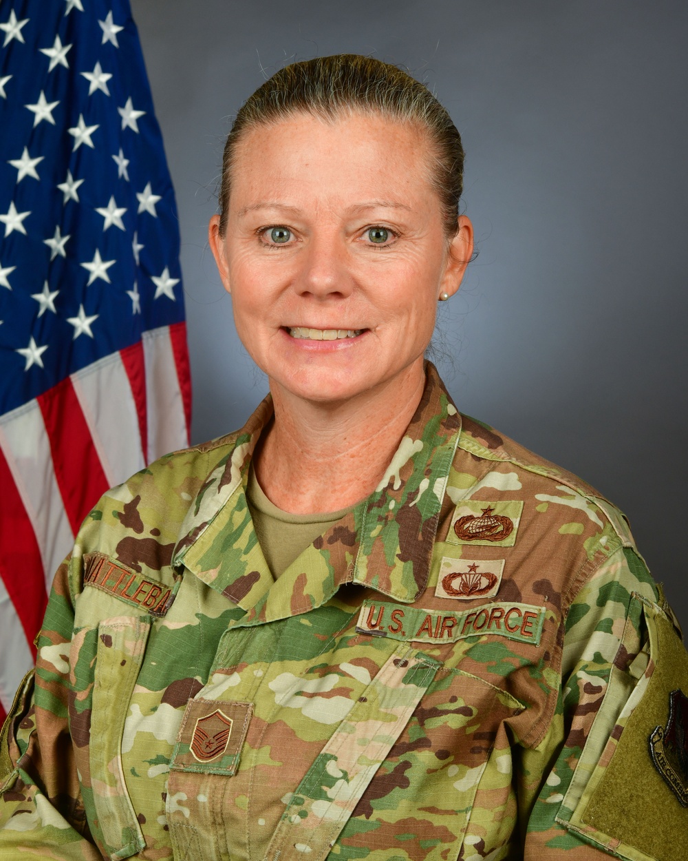 U.S. Air Force Master Sgt. Laura Quattlebaum portrait