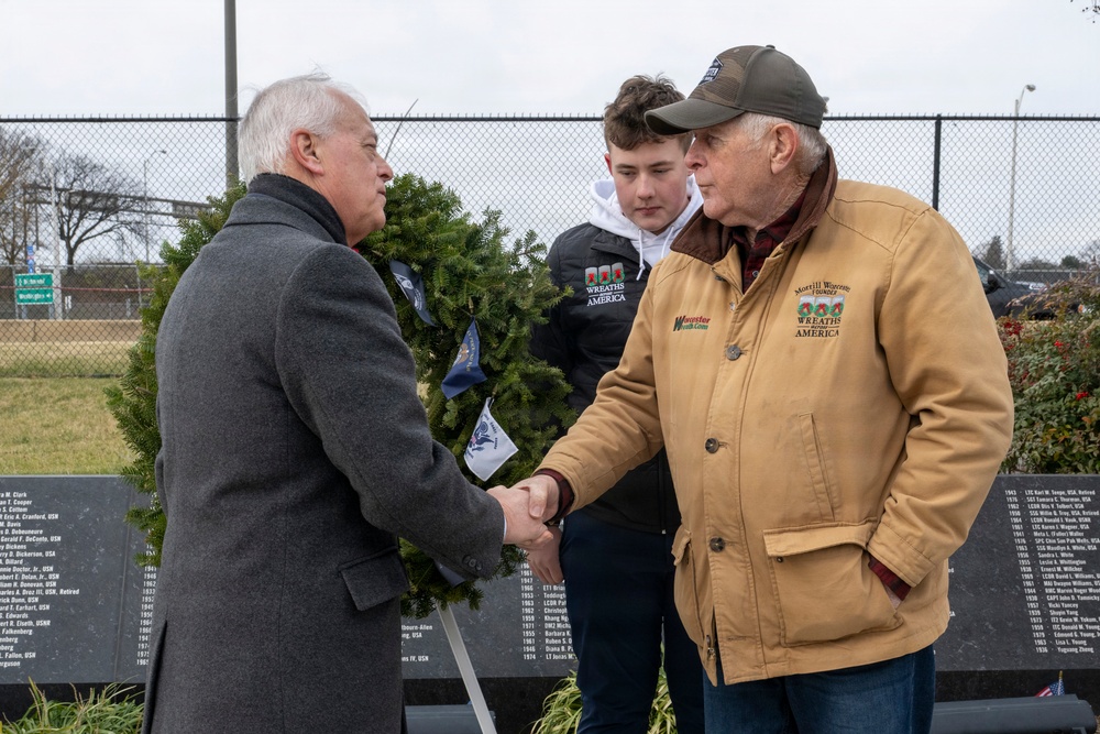 USW(P&amp;amp;R) Tata Attends Pentagon Wreaths Across America Ceremony