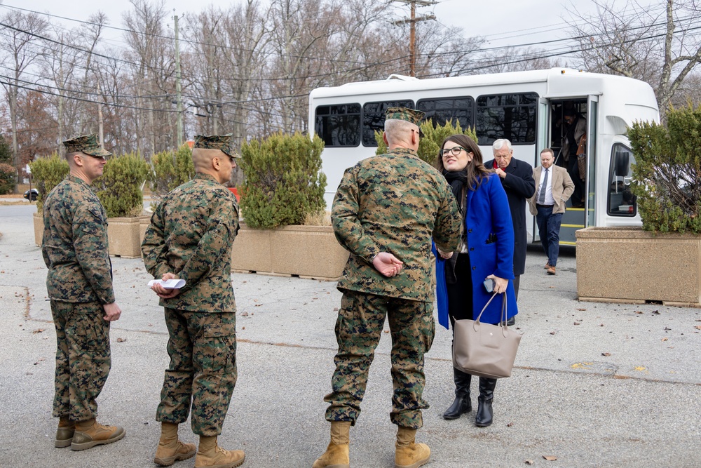U.S. Rep. Sarah Elfreth and Rep. Steny Hoyer visit CBIRF