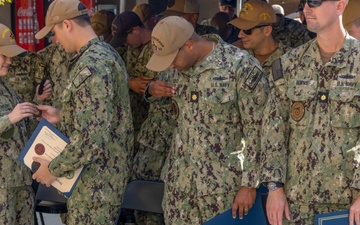 Warfare Tactics Instructor graduation ceremony