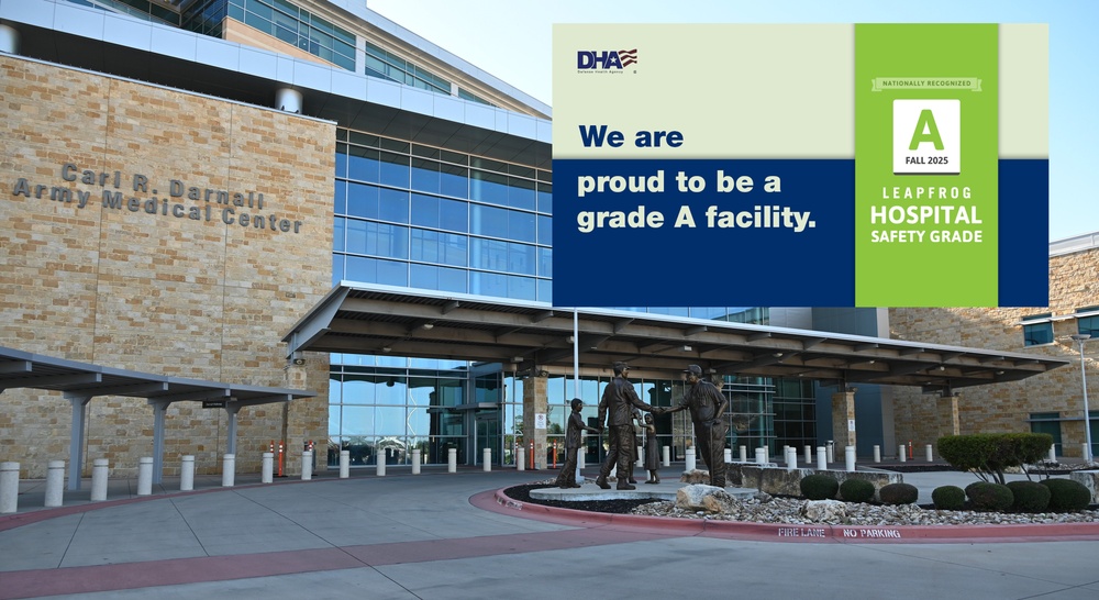 CRDAMC receives 4th consecutive Leapfrog Safety grade “A” for safe, high-quality care