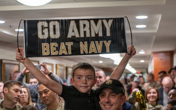 Army-Navy Pep Rally at the Pentagon 2025